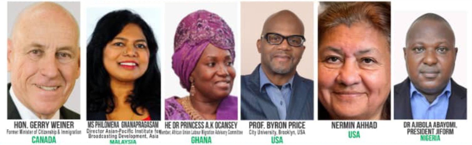 JIFORM: Gerry, Ocansey, Prof Price, Gnanapragasam To Discuss Migration In Canada